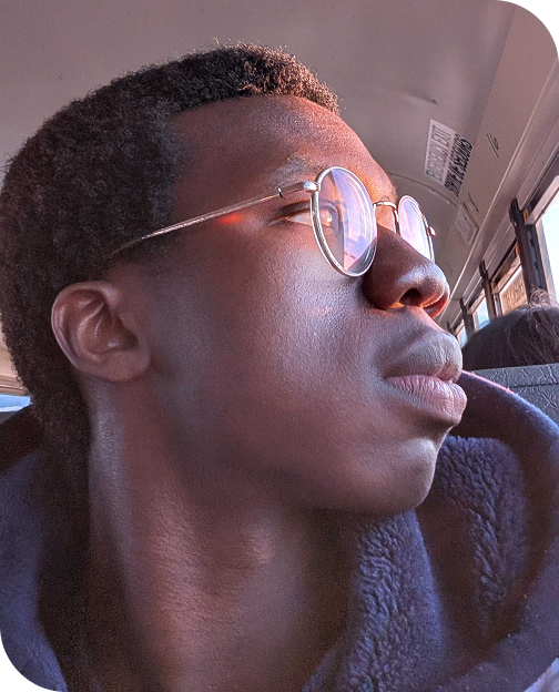handsome man illuminated by the sun